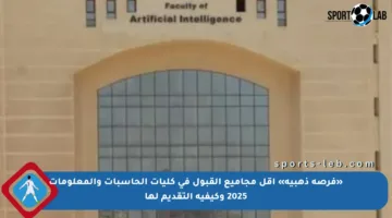 «فرصة ذهبية» أقل مجاميع القبول في كليات الحاسبات والمعلومات 2025 وكيفية التقديم لها